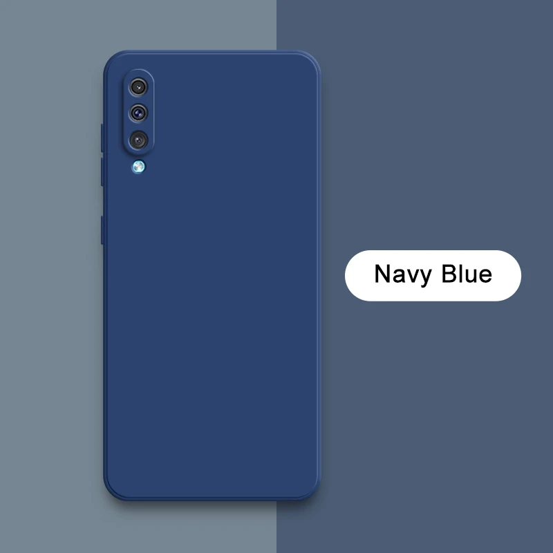 Luxury Square Liquid Phone Case - Soft Silicone 360° Protective Shockproof Cover