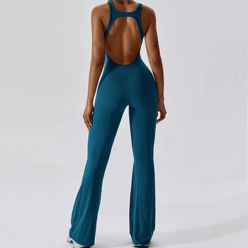 Women Training Yoga Suit Sportswear Gym Set Women 1 Pcs Sports Jumpsuit Fitness Rompers Stretch Female Push Up Workout Bodysuits