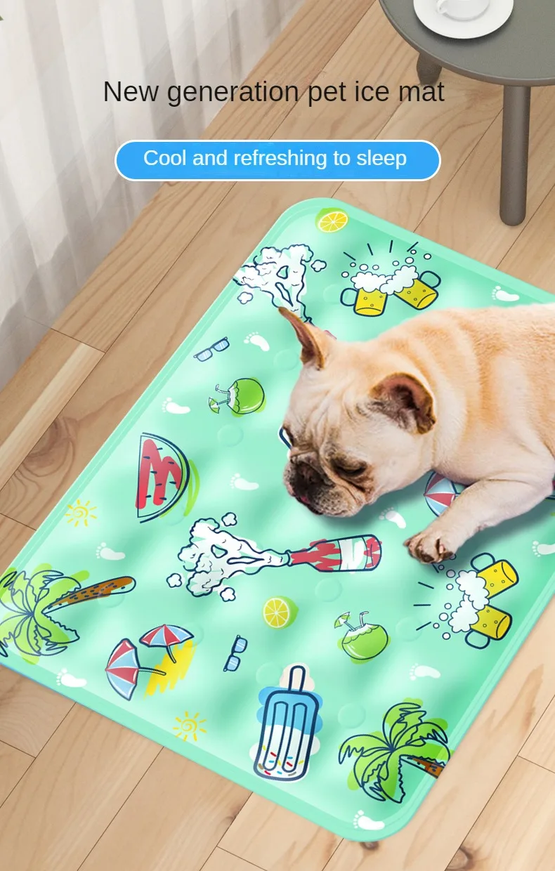 Ice Cooling Mat For Dogs And Cats Washable Pet Summer Blanket_voghion.com