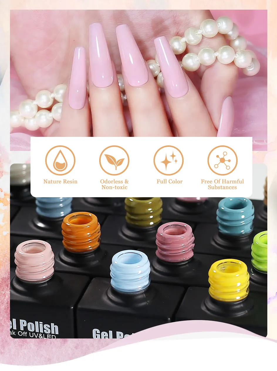 Description Picture 4 of itemParkson Nail Gel Polish Long Lasting Autumn Winter Color 12ML Semi Permanent Soak Off UV Gel Hybrid Varnish Nail Art Manicure