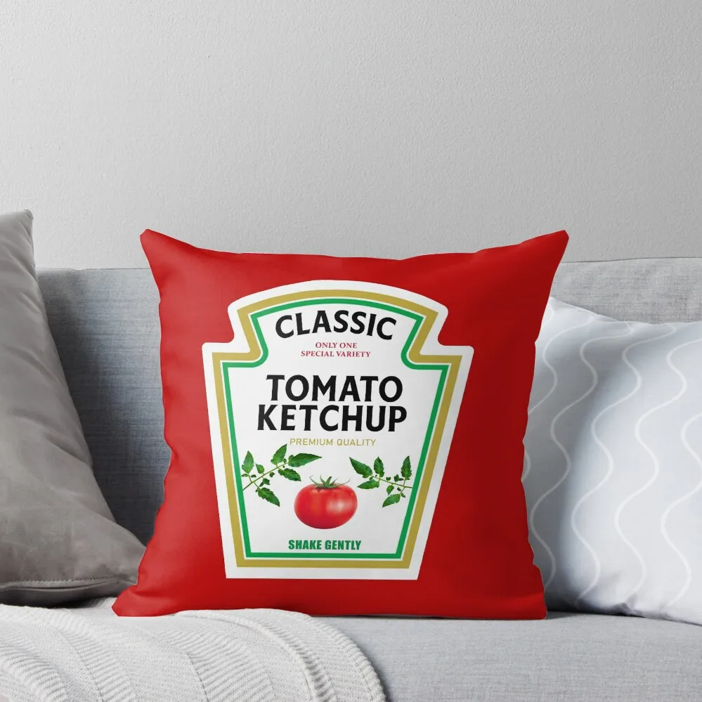 

Ketchup Halloween 2023 Costume Family Group Matching Couple Mustard Mayo Throw Pillow Decorative Cushion Christmas Pillow Covers