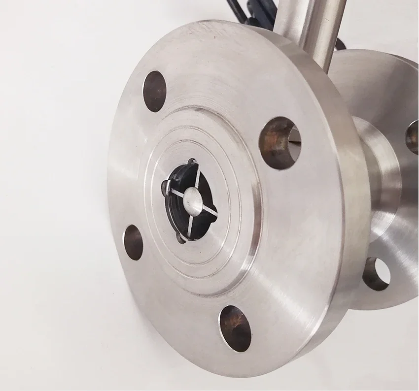 Flange Connection 304 SS Turbine Flow Sensor Water Fuel Oil Diesel Flowmeter Pu
