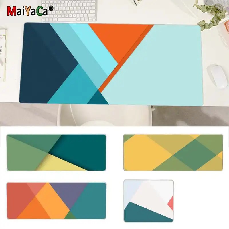 Цветной мозаичный красивый удобный коврик для мыши MaiYaCa с аниме игровой