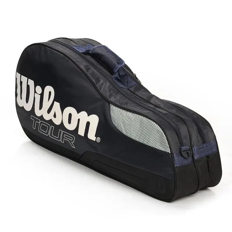 Genuine Wilson Tennis Racket Bag Large Capacity Outdoor Waterproof Tennis Racquet Bag Golf Bag Men Women Tennis Sport Bag 3