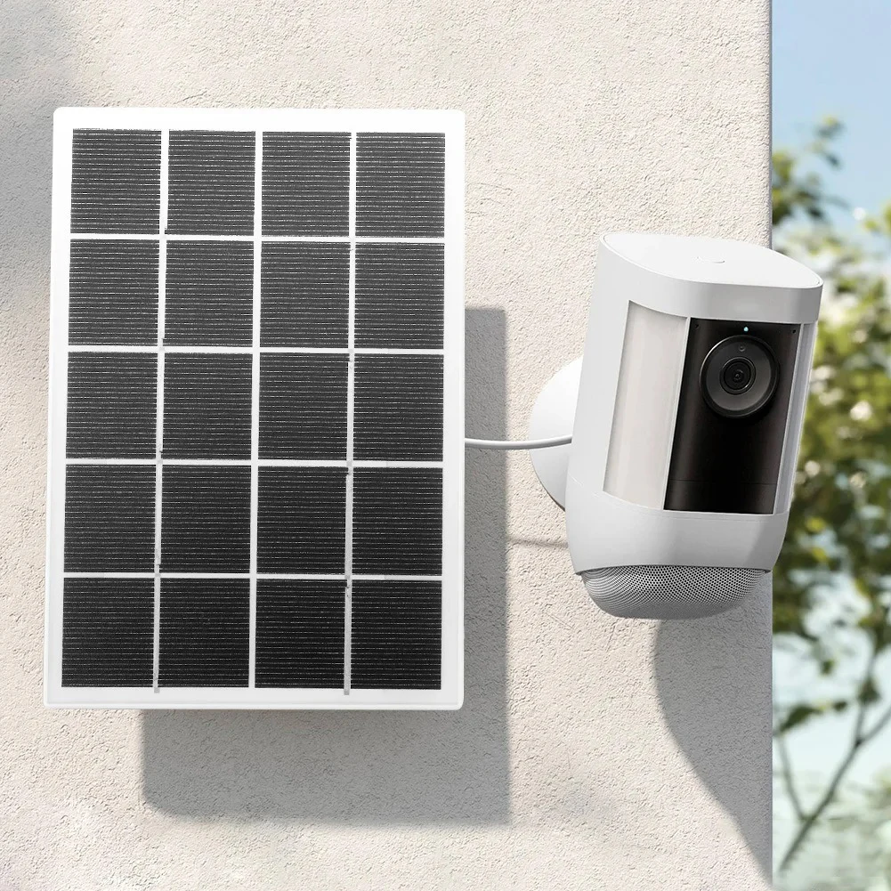 3.3W/5V New Solar Panel Charger Wall Mount Solar Charging Panel for Arlo Pro 4/ Pro 3/Ultra/Ultra 2/Pro 5S Security Camera ﻿