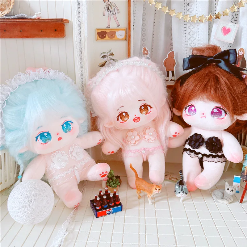 

20cm Sexy Doll Idol Baby Friends w/swimwear (skeleton) Customization Figure Plush Stuffed Toys Cute Baby Fans Collection Gifts