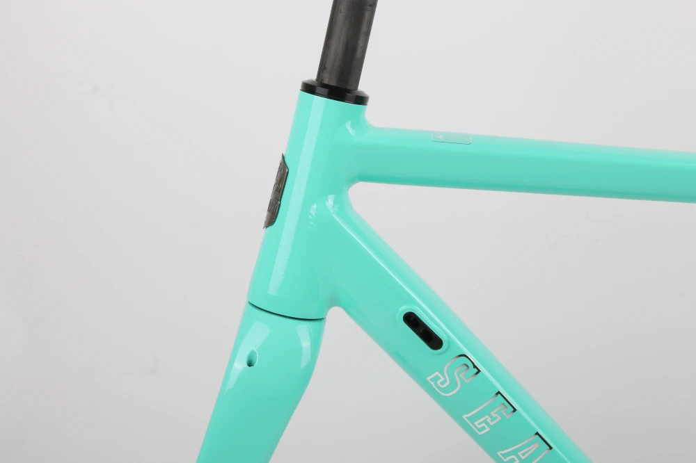 SEABOARD Road Bicycle Frame Gravel Off-Road Disc Brake Aluminum Frame 700C Cylinder Shaft With Carbon Fork Thru Axle 12x142mm