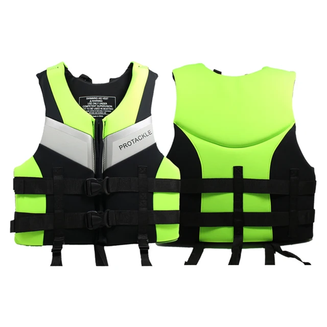 Jinveno Neoprene Life Jacket Adult Fishing Surfing Drifting Safety Life Vest  (S) 
