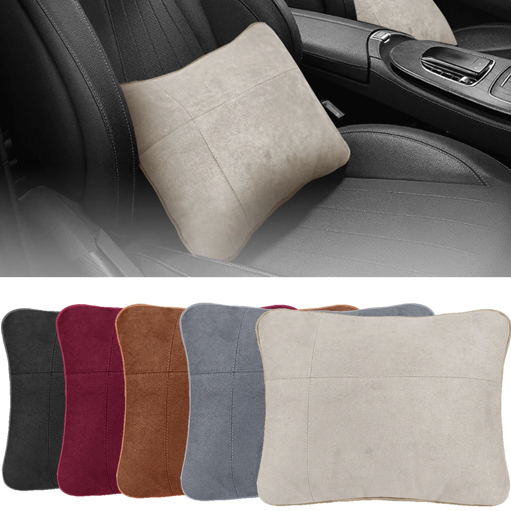 

27x23x10cm Mesh Car Pillow Seat Lumbar Support Waist Cushion Protect Spine Vertebral For Auto Vehicle Sleeping Pillow Universal