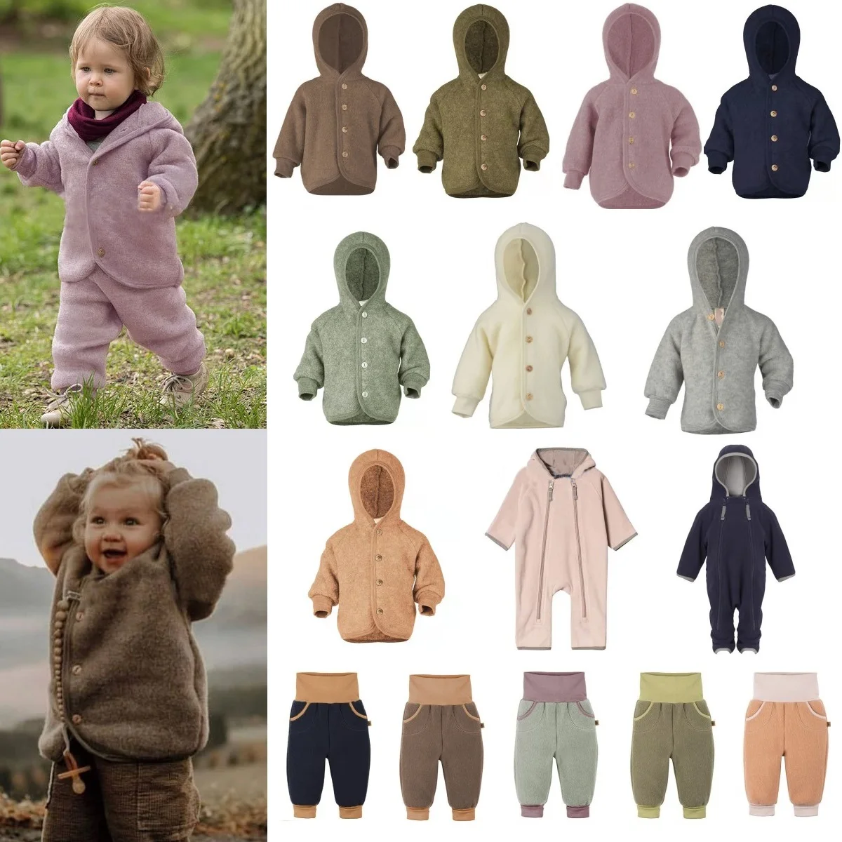 

Fashion Baby Girl Boy Winter Jacket Toddler Child Warm Sheep Like Coat Baby Outwear Cotton 1-8Y