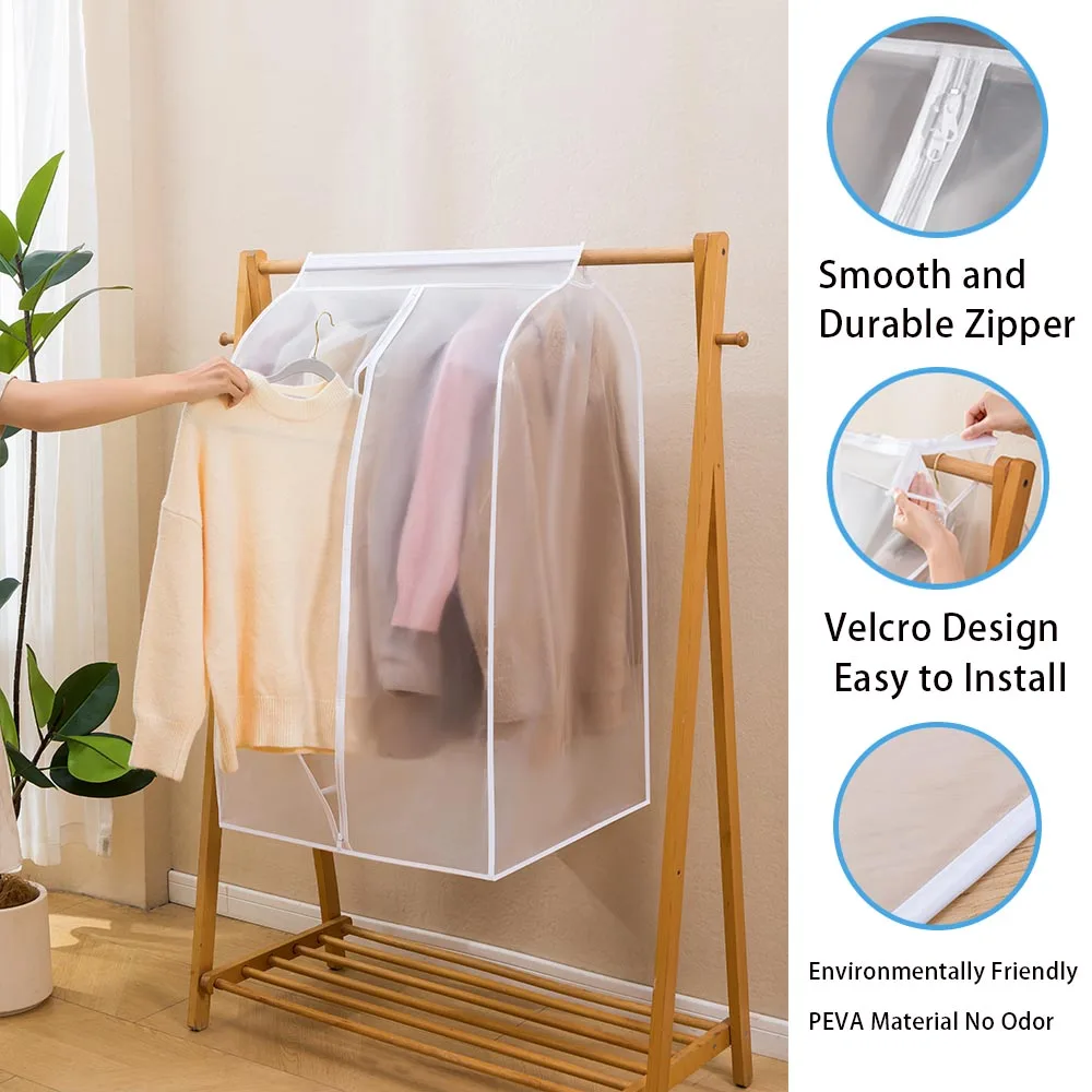 Clothes Storage Bag 1PC Clear Hanging for Closet Organizer