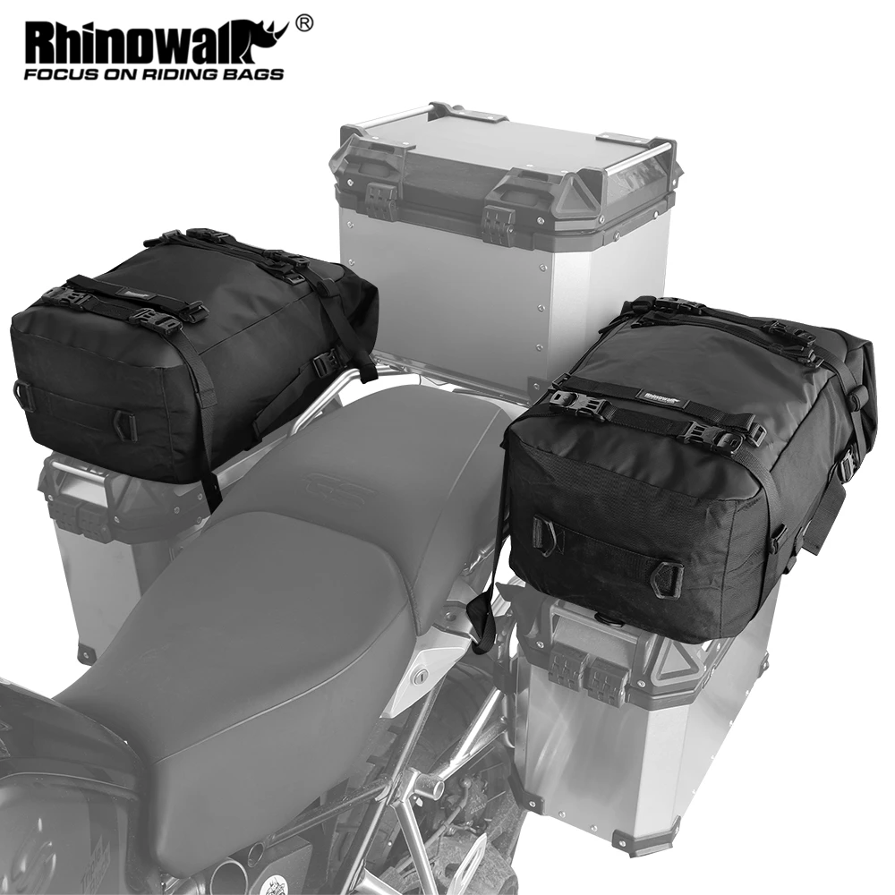 

Rhinowalk Motorcycle Side Box Top Pannier Bag Waterproof 10L-30L Luggage Bag For BMW Adventure Case Top Saddle Rear Seat Bag 1PC