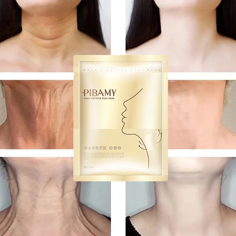 Golden Neck Mask Light Line Lifting Moisturizing Light Fine Line Anti-aging Moisturizing Skin Care Products - Image 3
