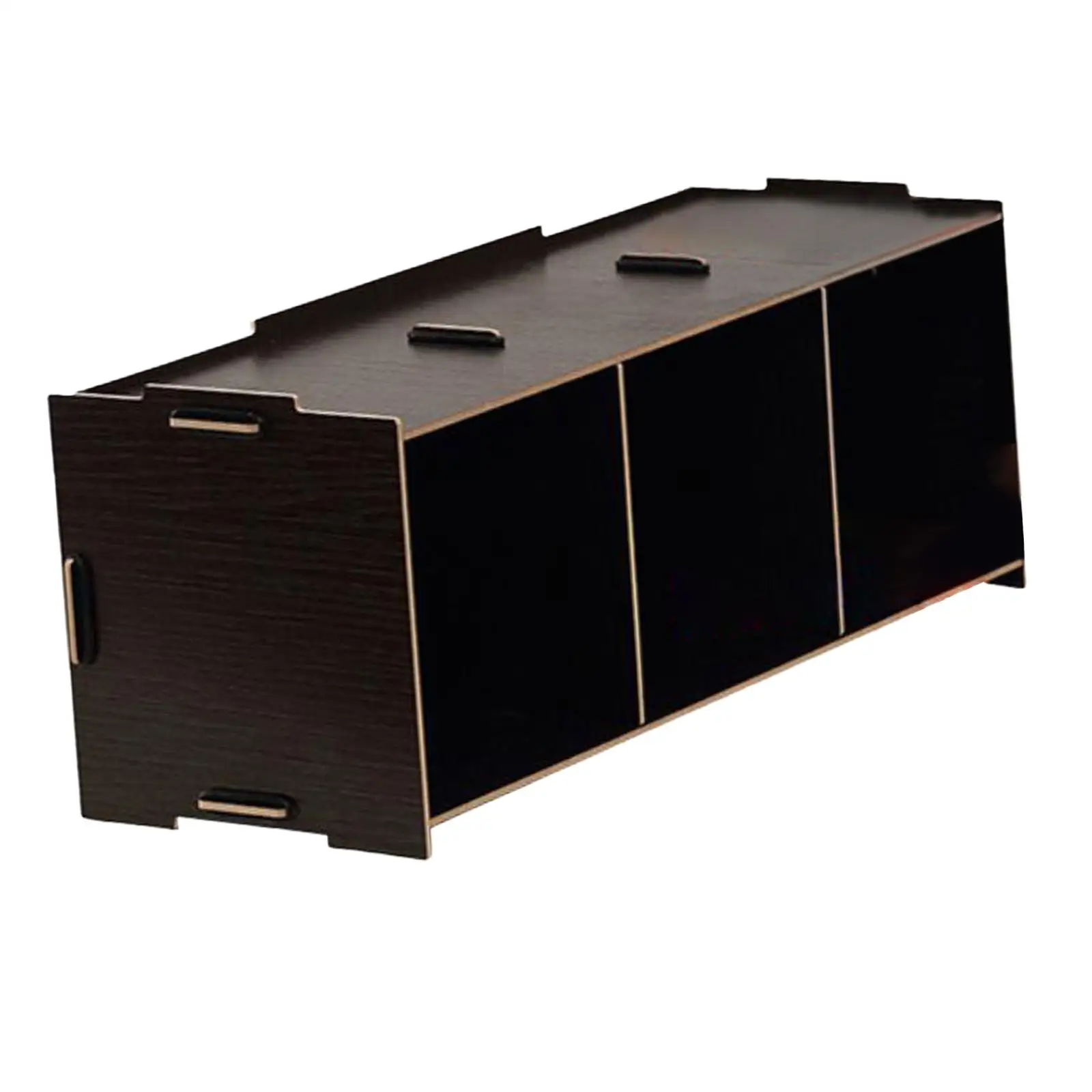 Wooden CD Rack CD Collections files Holder Office DIY Organizer Holder Stand