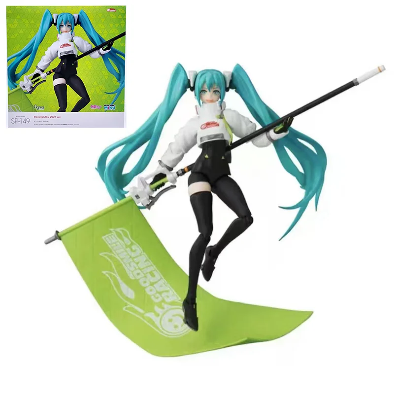 

100% Original Figma SP-149 Hatsune Miku GT Project Racing Miku 2022 ver In Stock Anime Action Collection Figures Model Toys