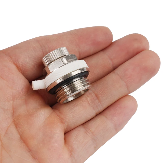 วาล์วระบายอากาศหม้อน้ำ 1 2 3 5 ชิ้น วาล์วระบายอากาศแบบตัดอัตโนมัติ 27x26x26 มม. 3 โหมดการทำงาน อุปกรณ์ทำความร้อนอื่นๆ 1