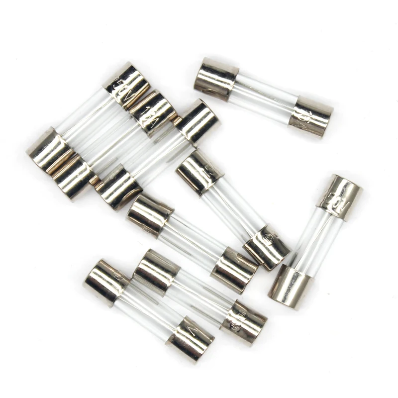 

10 PCS 5x20mm 250V 15A Fast Blow Glass Tube Fuses