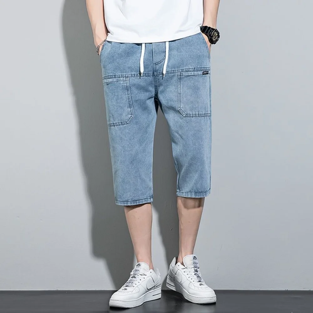 new Mens Summer Denim Short Men Jeans Fashion Streetwear Hip Hop