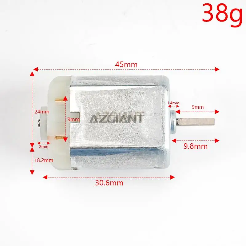 10mm 플랫 D 샤프트 FC-280PC-22125 자동차 도어 잠금 모터 액추에이터..