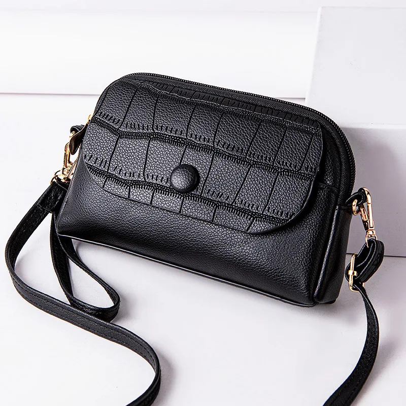 

PU Crocodile Pattern Shoulder Bags for Women 2023 New Casual Mini Crossbody Bag Lady Small Wrist Bag Fine Workmanship 6 Colors