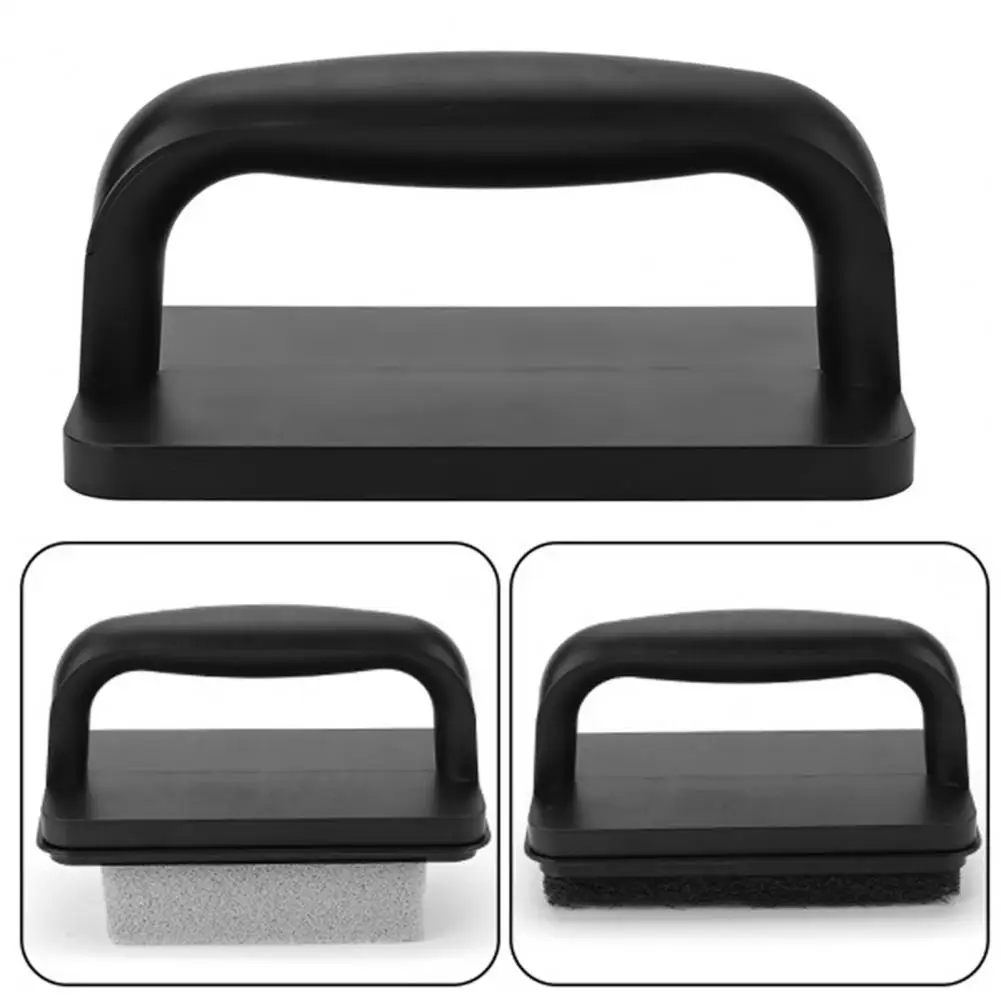 Grill Cleaner Tools Multifunctional Bbq Griddle Tool Kit with Handle Scraper Scouring Pad Pumice Stone Brush Barbecue for Easy