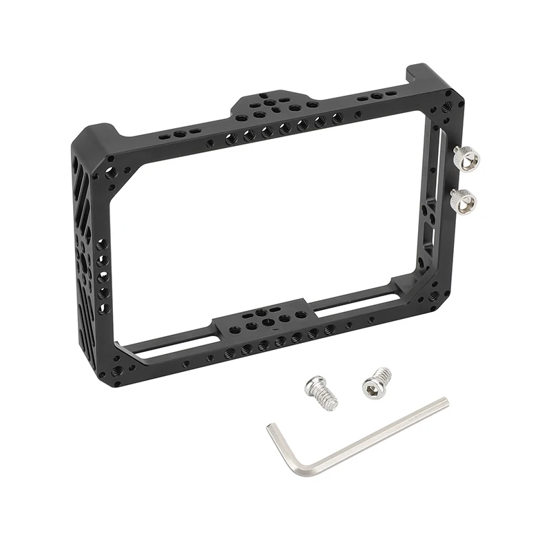 Full Monitor Cage Bracket for Desview R7II 7" On-Camera Monitors With HDTV Cable