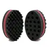 Double-Sided Magic Twisted Hairbrush Sponge Barber Salon Styling Oval Dual Use Perforated Curly Sponge Wave Roll Washable Tool 1