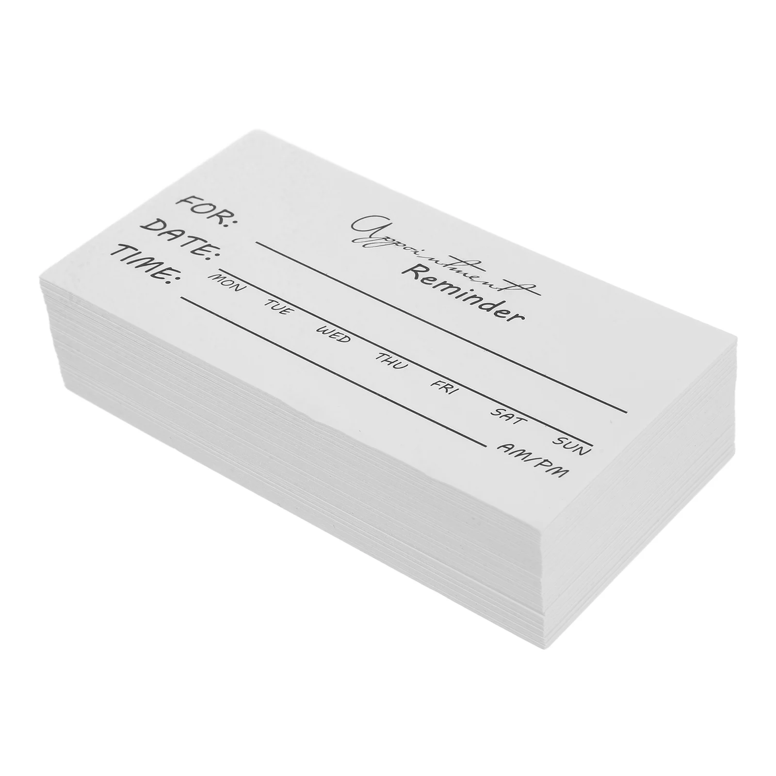 50 Pcs Appointment Reminder Card Party Cards Greeting Paper Appointments Cleaning Business Dating
