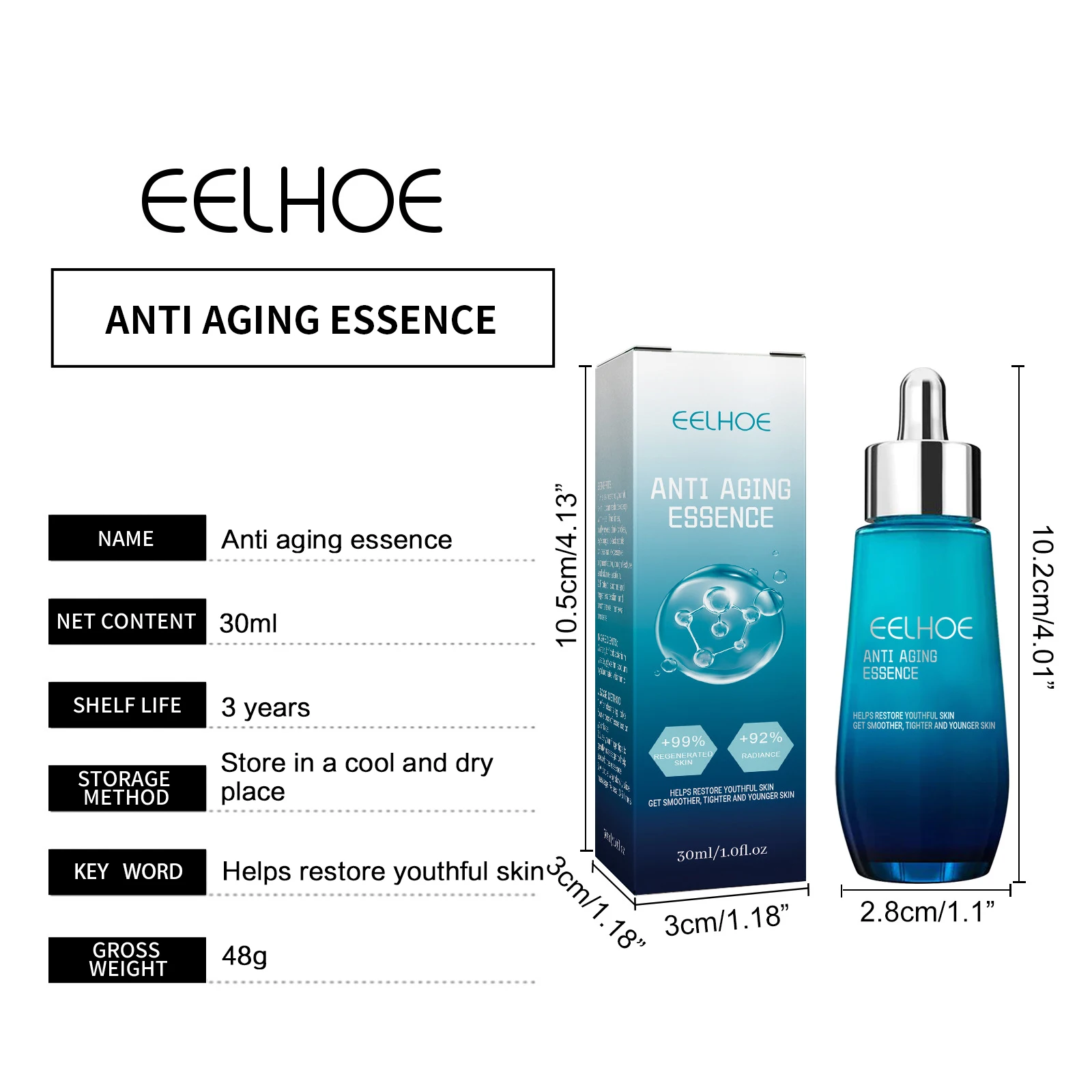 Anti Wrinkle Serum Lifting Firming Deep Fade Black Spots Dark Circles Whitening Moisturizing Instant Perfection Serums Anti-Aging_voghion.com