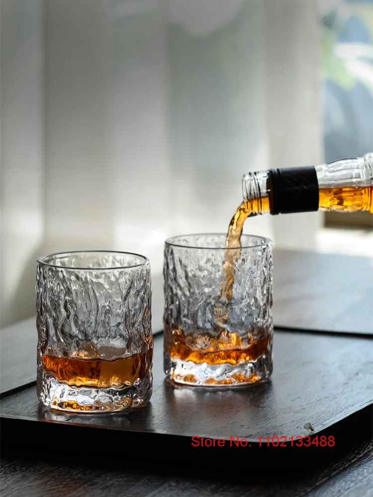 First Snow Whisky Glasses Whiskey Classic Cup Japan Aderia Design Old Fashioned Wineglass Thick Heavy Crystal Glacier Beer Mug