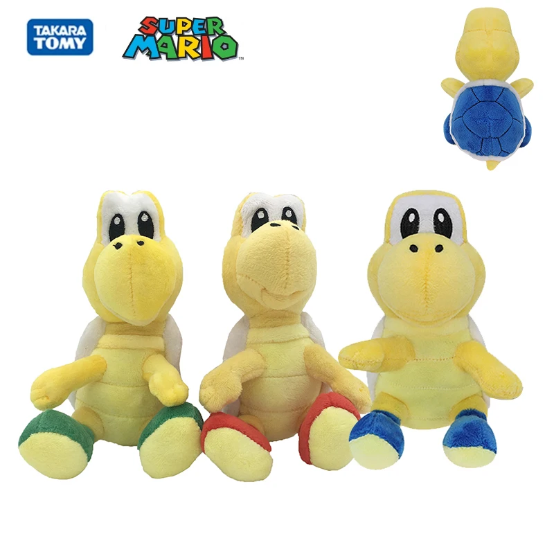 14CM Koopa Troopa Plush Toy Super Mario Koopa Turtle Stuffed Animal Doll Green Red Blue Turtle Shell Hot Christmas Gifts For Kid чехол neypo для realme c33 book shell dark blue nsb57704