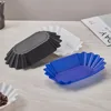 Reusable Plastic Coffee Beans Tray 300ml Black Serving Tray Plate Sample Display Tray Weighing Coffee Bean 1