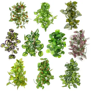 1pcs Home decoration with suction cup, simulation plant reptile box decoration, landscape viewing, aquarium 1
