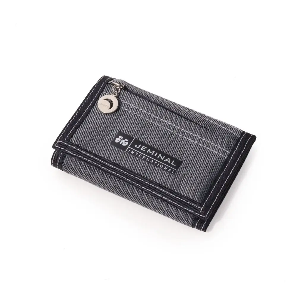 Compact Canvas Trifold Wallet - Versatile Men's Card & Cash Holder