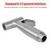 Handheld shower head Hand Bidet faucet Bidet sprayer set For toilet self cleaning For Bathroom hand sprayer Stainless Steel 3