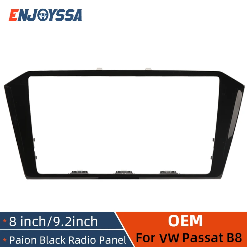 Radio Installation Frame Radio Installation Accessories Radio Frame Auto Interior Decors Radio Panel MIB 3 Headunit Radio Frame PANEL Fascias CD Board Plates Box Trim 9.2 inch 8.0 inch For VW Passat B8