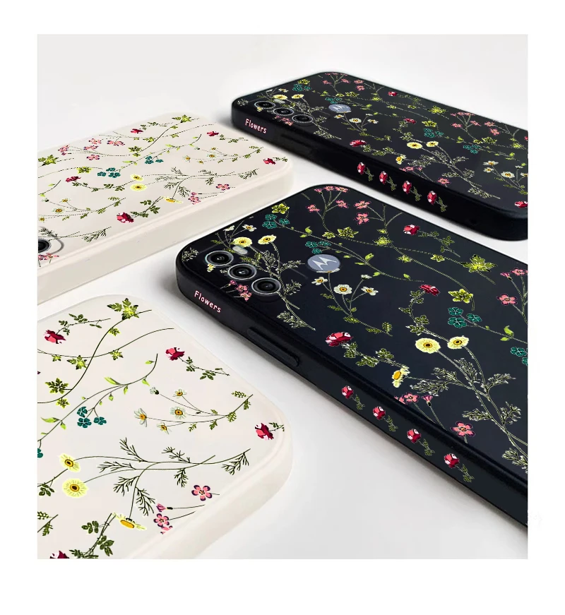 G 60 gelbe Sonnenblume Silikon Telefon hülle für Motorola Moto G60 G62 G52 G42 G40F G50 G24 G60s G84 G100 G54 G72 G82 G9Power Cover – Detail 10