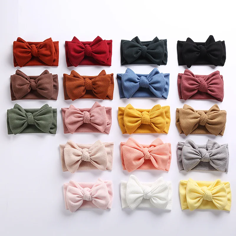 Newborn Baby Knit Bow Headband 6