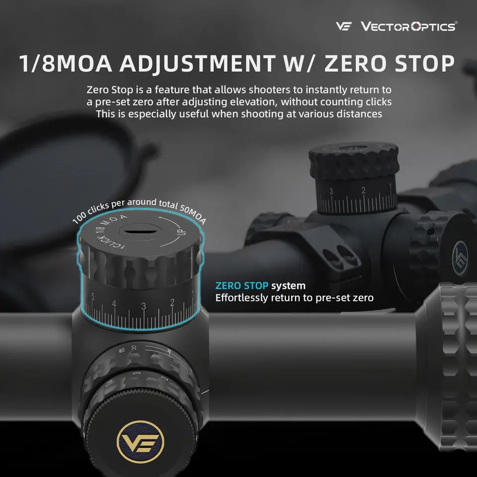 Vector Optics Sentinel-X Pro10-40x50 SFP Riflescope With Center