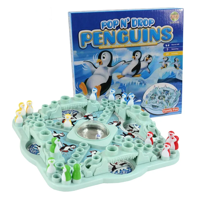 Pinguin Eis Ludo Brettspiel Fliegen Schach Spielzeug Für Kinder 4 5 6 7 Jahre Alt Jungen Mädchen Juegos De mesa Para Familia Kinder Speelgoed