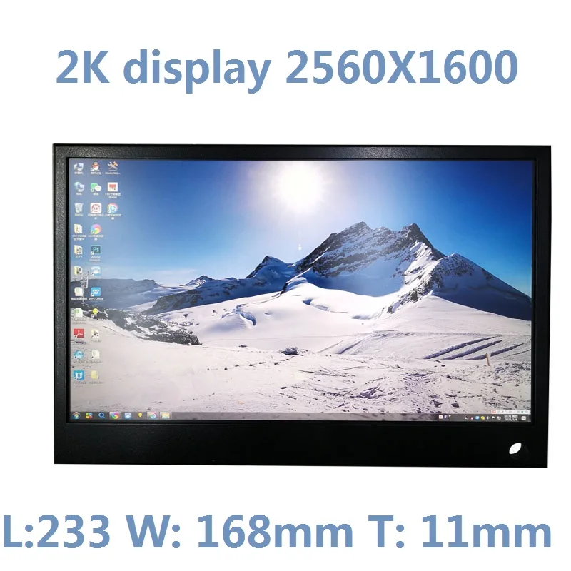 

10.1-inch Portable Monitor miniHDIPS2K Small Screen is Suitable for the Conference desktop HD display and the PS4 Xbo x360 Raspb