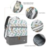 Breast Pump Bag Cooler Compartment for Breast Pump - Middle Size Cooler Bag Double Layer Pumping Bag for Working Outdoor Mom 2