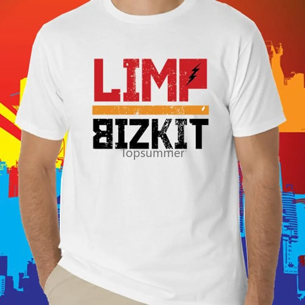 

New Limp Bizkit Nu Logo Men'S White T-Shirt Size S To 3Xl