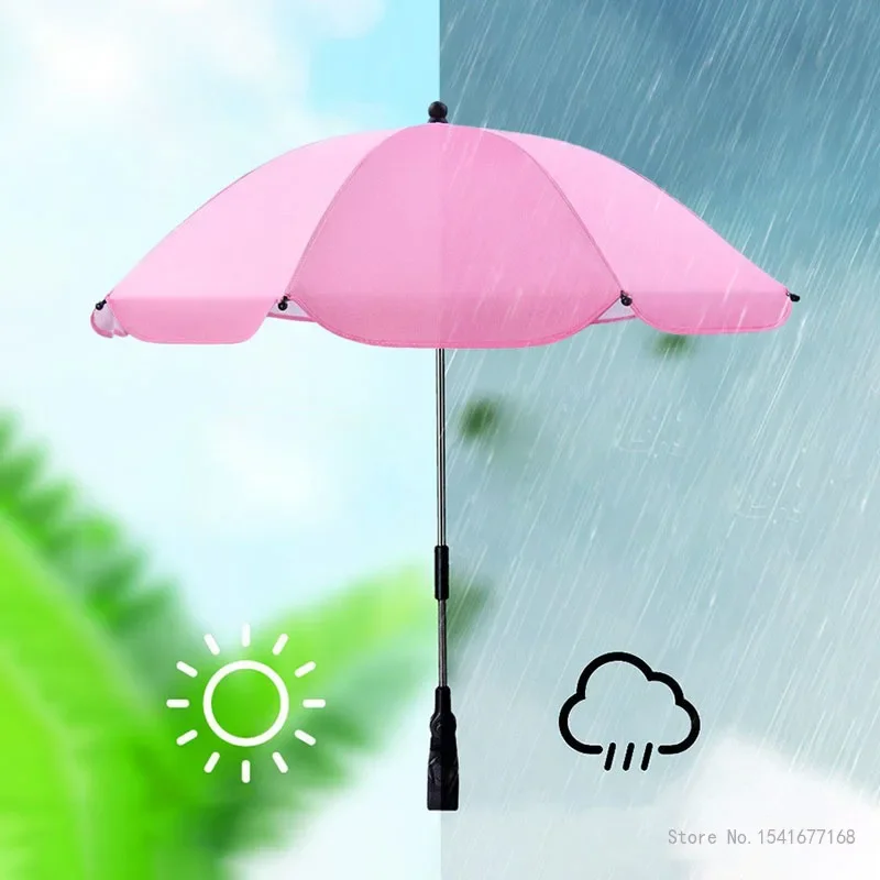 Creative Stroller Sunshade Umbrella, Baby Carriage, Rain Cover, Ultraviolet Sun Umbrella, Tricycle Walking Artifact, 1Pc
