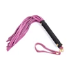 High Quality Pu Leather Pimp Whip Racing Riding Crop Party Flogger Hand Cuffs Queen Colourful Horse Riding Whip 4