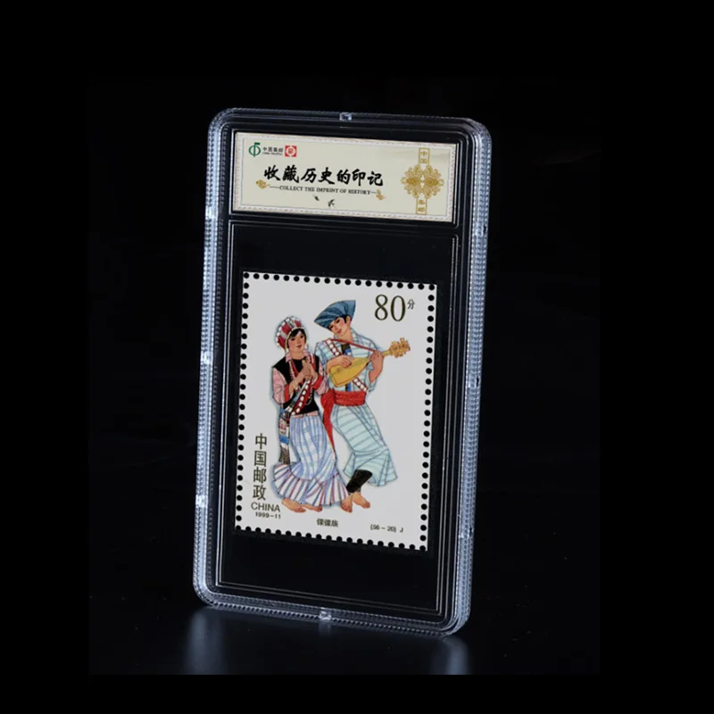 

Лот * 300 шт. Защитная коллекция чехла для дисплея штампов маленькая карточка 45x65 мм почтовый штамп акриловый держатель