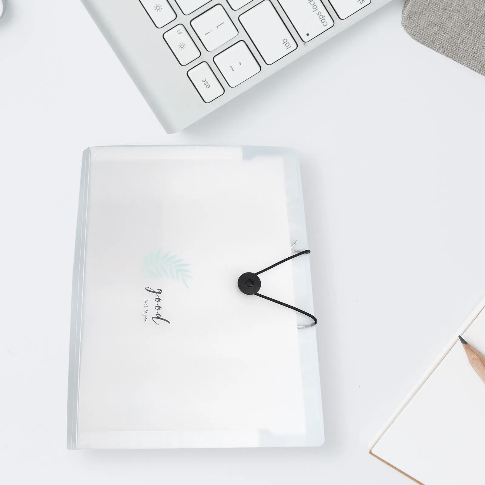 1Pcs 대형 분류 문서 홀더 플라스틱 파일 폴더 시험지 파일 문구류용 파일 봉투 버튼