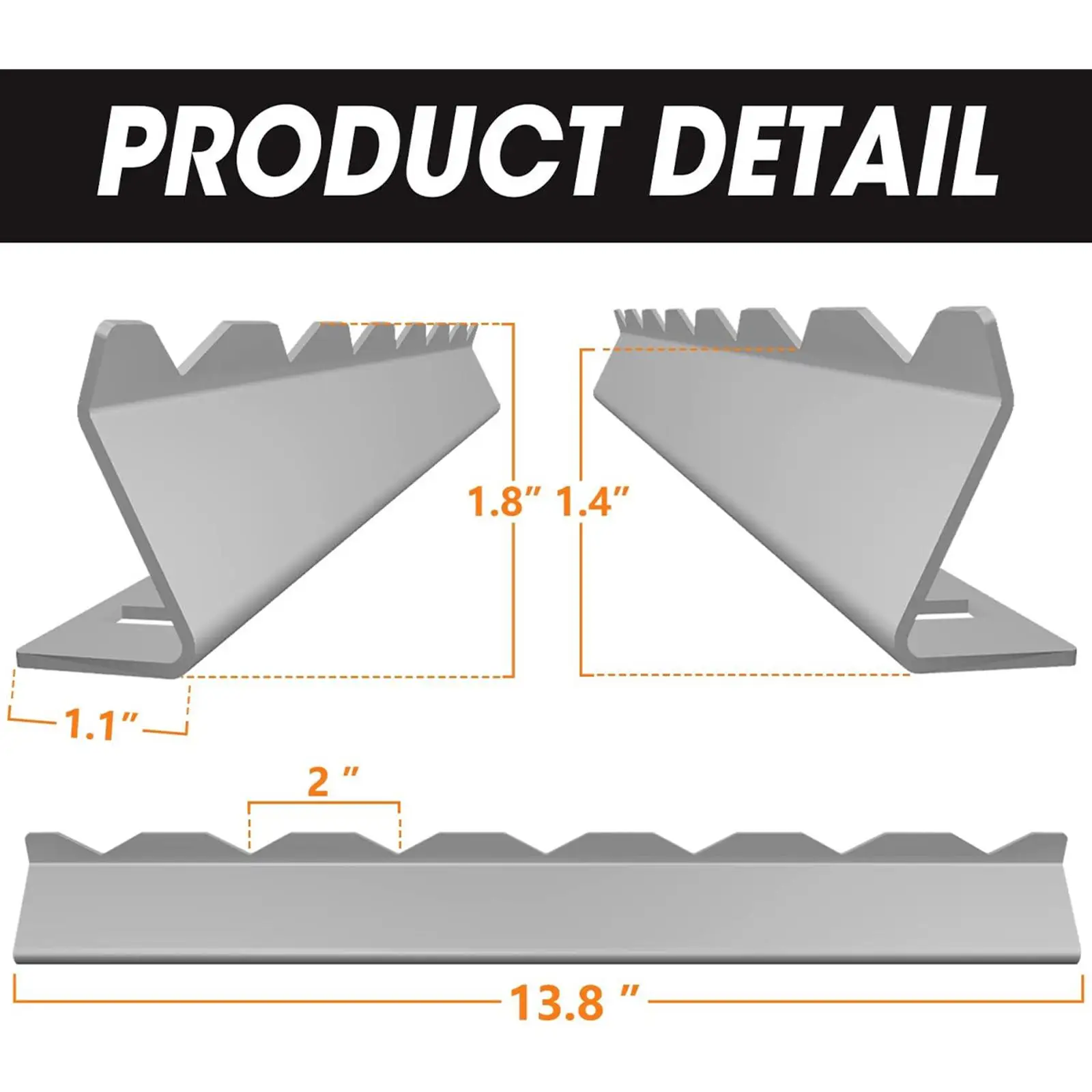 Skewers Holder Set Anti-slip Groove Stainless Steel Kebabs Skewers Racks BBQ Flat Support Stands BBQ Accessories