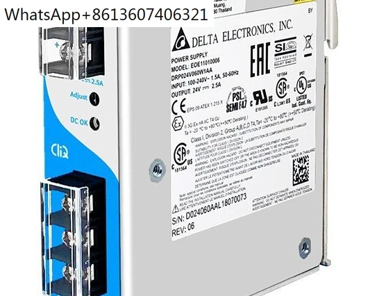 

DRP024V060W1AA Industrial Switch Power Supply 24V 60W 120W 240W 480W EOE11010006 DRP Series Guide Rail