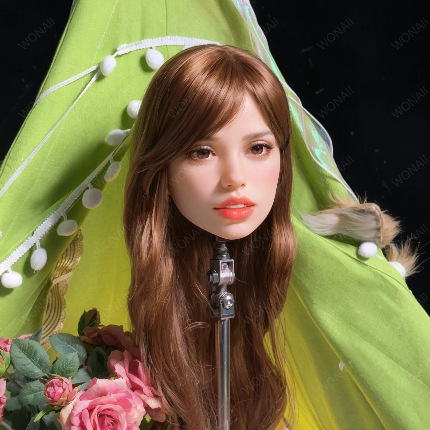 1:1 European-American style adult head, male adult toys, special mouth channel, channel containing special particles bump female 5